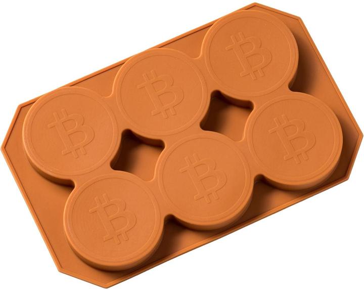 Produktbild Upominkarnia Silikonform für Eiswürfel und Schokolade - Bitcoin
