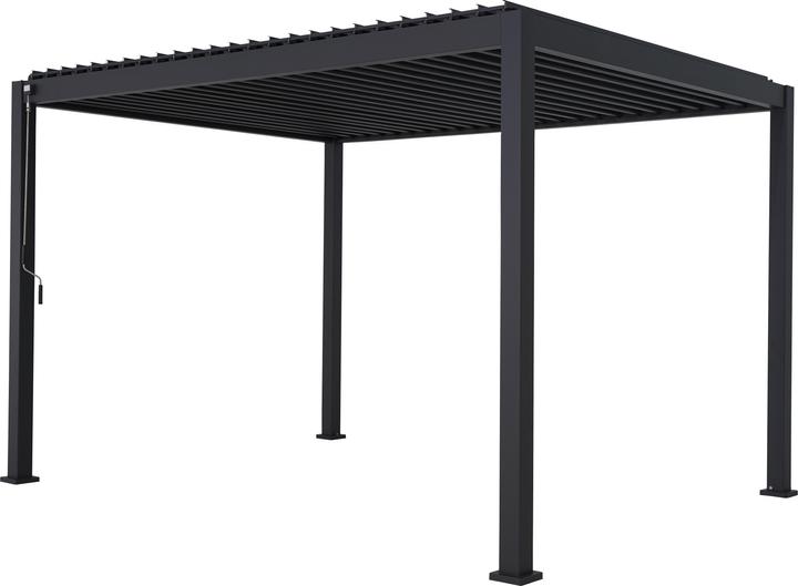 Actual product image Leco Lamellenpergola DELUXE 3x4m anthrazit (400 cm, 300 cm)
