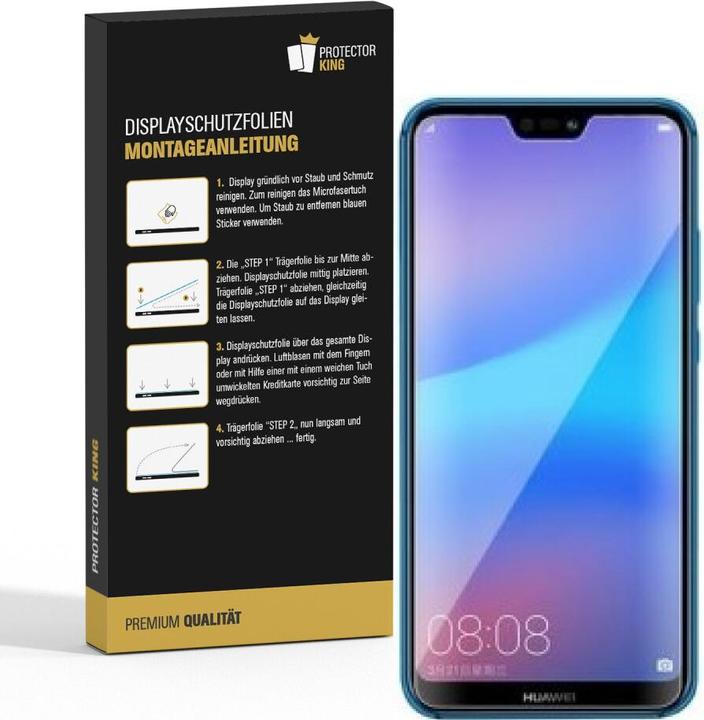 Produktbild Protectorking 6x Panzerfolie Anti-Shock matt entspiegelt (6 Stück, Huawei P20 Lite)