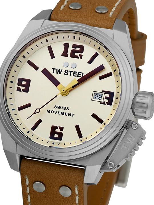 Actual product image TW-Steel TW1100 Canteen Men's Watch 42mm 10ATM (Analogue wristwatch, 42 mm)