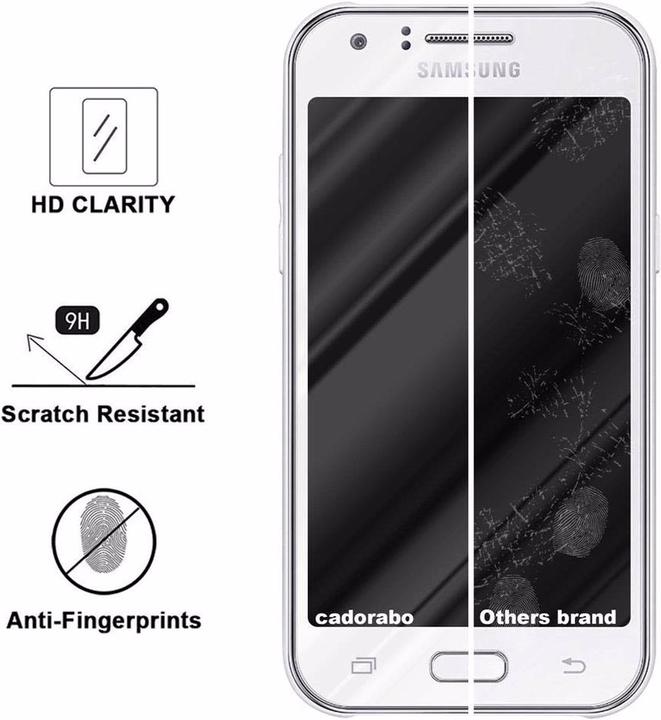 Image du produit Cadorabo Verre de protection d'écran plein écran (1 pièce(s), Samsung Galaxy J1)