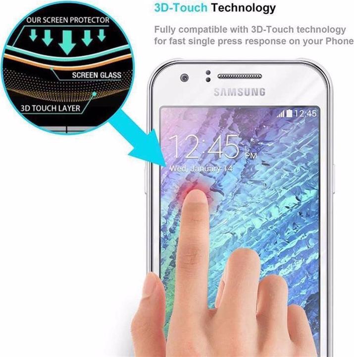 Image du produit Cadorabo Verre de protection d'écran plein écran (1 pièce(s), Samsung Galaxy J1)