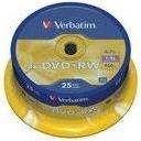 Image du produit Verbatim DVD+RW, 4x, 4.7GB, 25 broches (25 x)