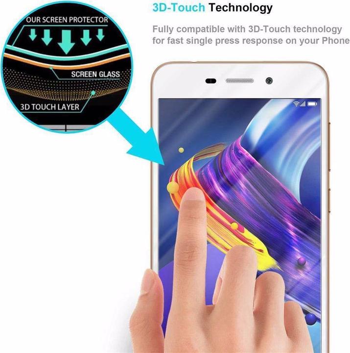 Image du produit Cadorabo Verre de protection d'écran plein écran (1 pièce(s), Honor 6C)