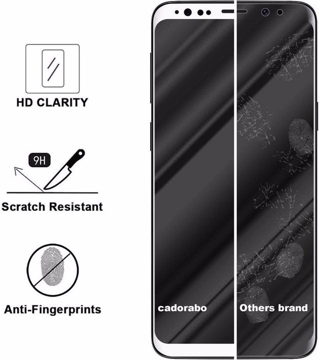 Image du produit Cadorabo Verre de protection d'écran plein écran (1 pièce(s), Samsung Galaxy S9+)