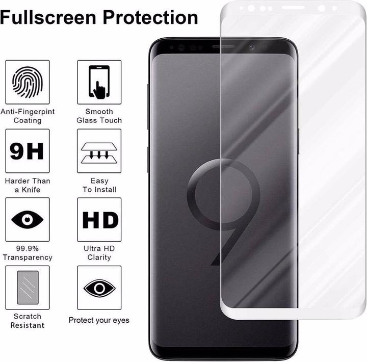Image du produit Cadorabo Verre de protection d'écran plein écran (1 pièce(s), Samsung Galaxy S9+)