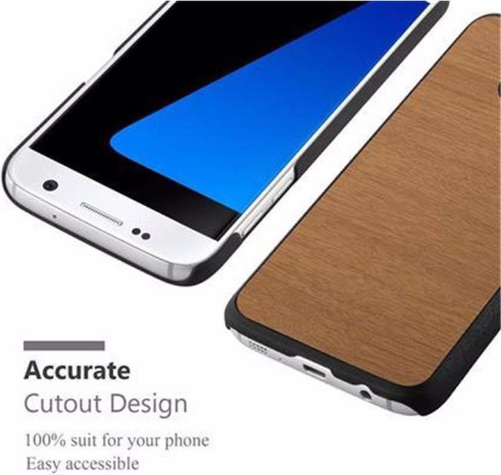 Immagine prodotto Cadorabo Copertina rigida Copertina di legno (Samsung Galaxy S7)