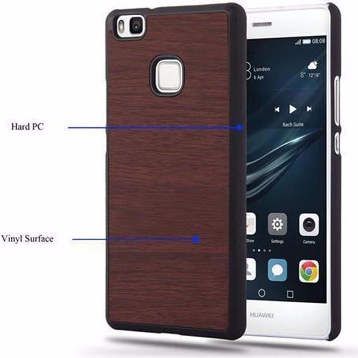 Productafbeelding Cadorabo Harde kaft Woody Cover (Huawei P9 Lite)