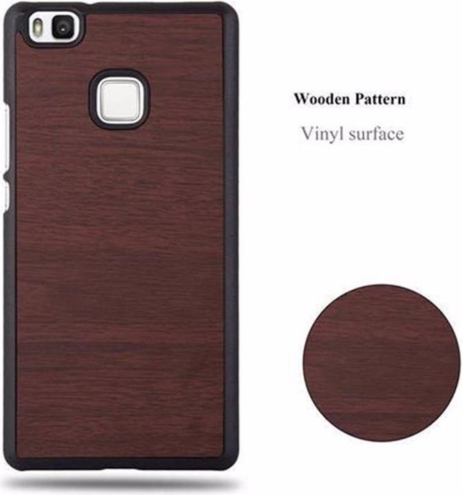 Productafbeelding Cadorabo Harde kaft Woody Cover (Huawei P9 Lite)