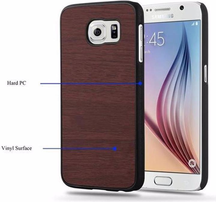 Immagine prodotto Cadorabo Copertina rigida Copertina di legno (Samsung Galaxy S6)