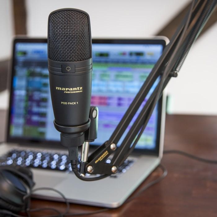 Image du produit Marantz Professional Pod Pack 1 - Microphone USB et poignée