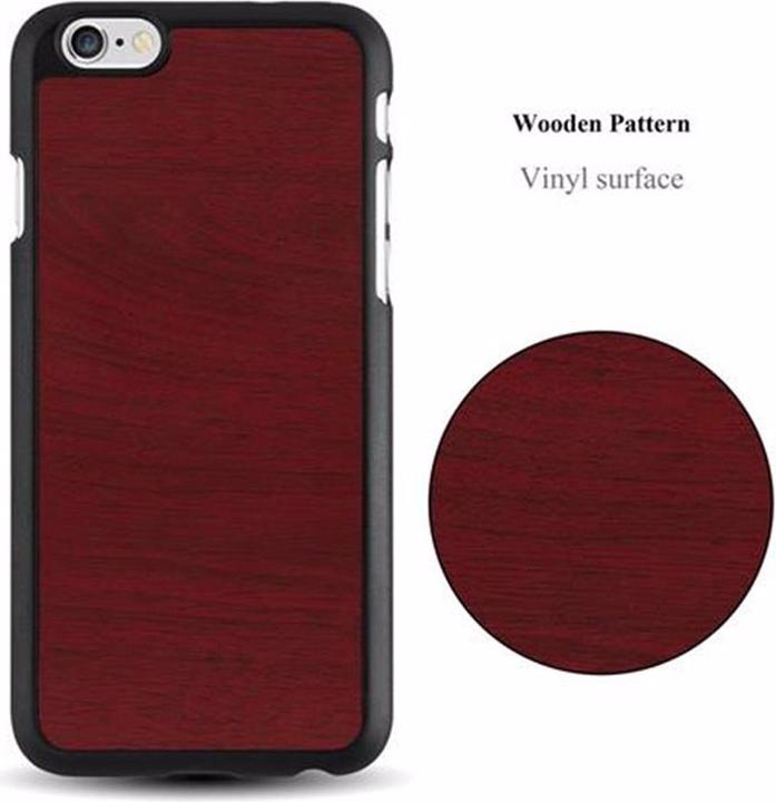 Produktbild Cadorabo Hard Cover Woody Cover (Apple iPhone 6, Apple iPhone 6s)