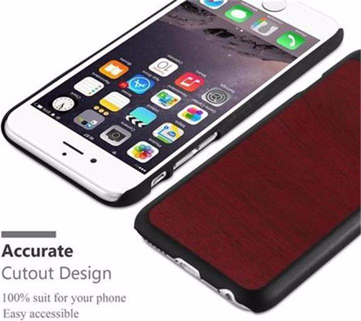 Produktbild Cadorabo Hard Cover Woody Cover (Apple iPhone 6, Apple iPhone 6s)