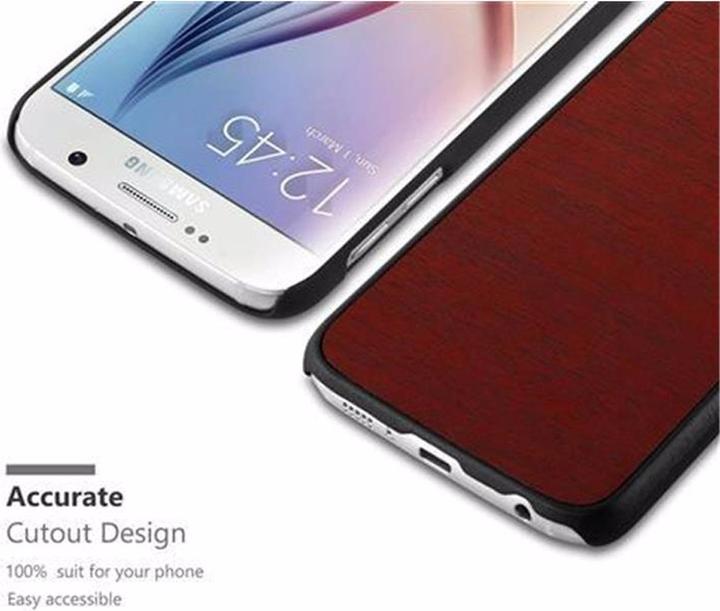 Immagine prodotto Cadorabo Copertina rigida Copertina di legno (Samsung Galaxy S6)