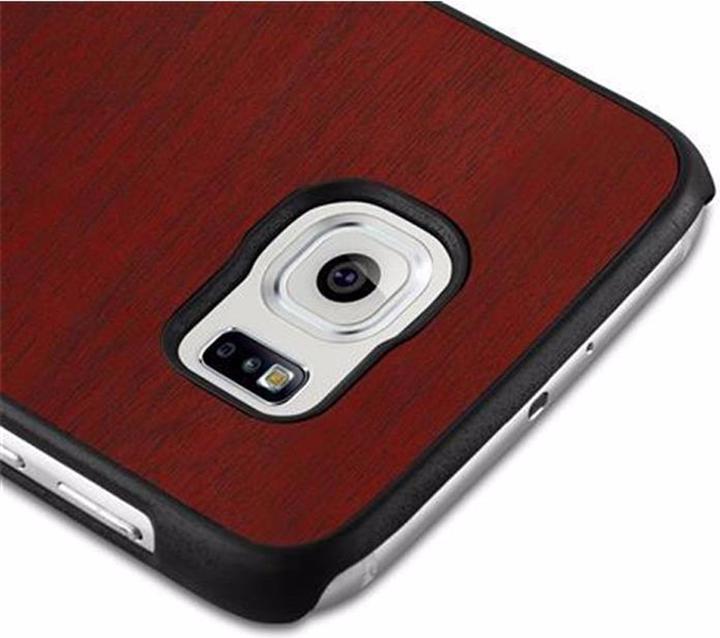Immagine prodotto Cadorabo Copertina rigida Copertina di legno (Samsung Galaxy S6)