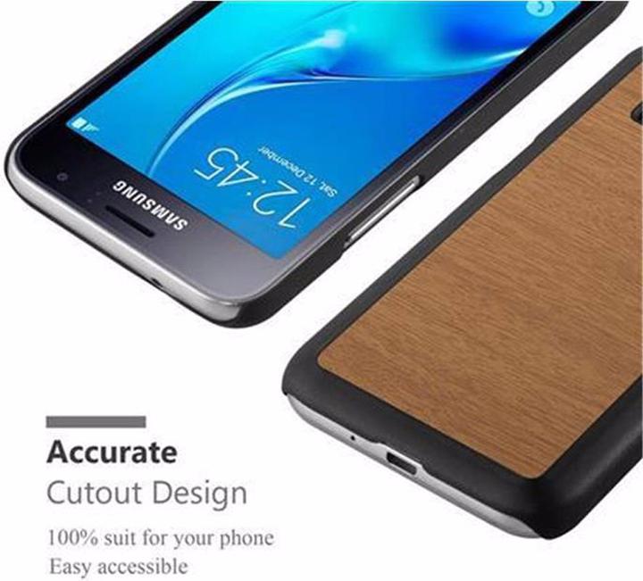 Immagine prodotto Cadorabo Copertina rigida Copertina di legno (Samsung Galaxy J1 (2016))