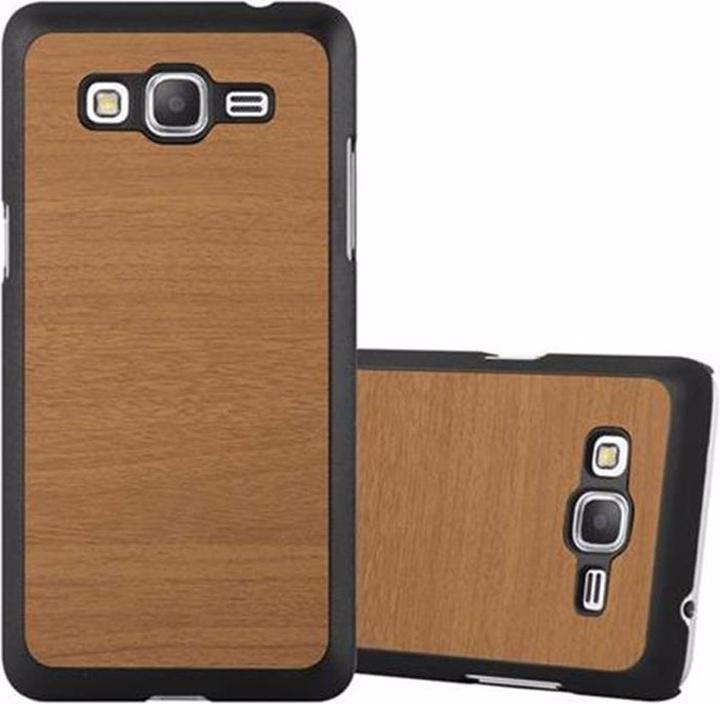 Image du produit Cadorabo Couverture en bois TPU (Samsung Galaxy Grand Prime)