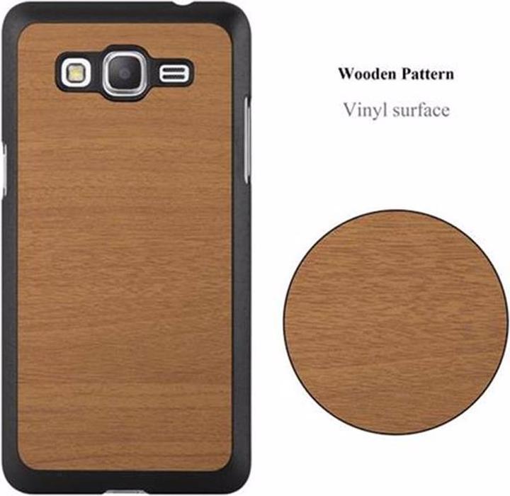 Image du produit Cadorabo Couverture en bois TPU (Samsung Galaxy Grand Prime)