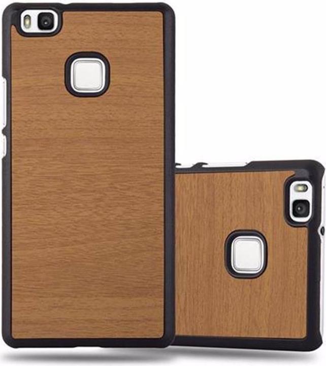 Productafbeelding Cadorabo Harde kaft Woody Cover (Huawei P9 Lite)