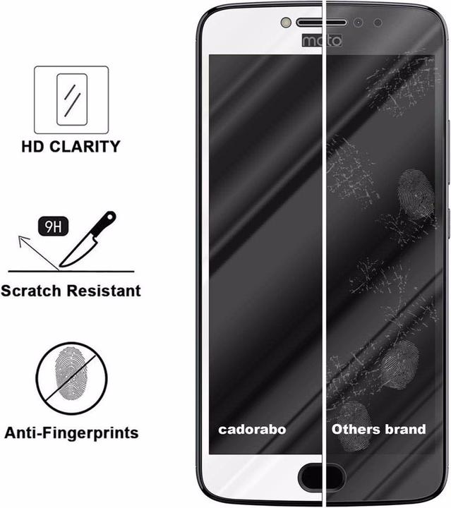Image du produit Cadorabo Verre de protection d'écran plein écran (1 pièce(s), Motorola Moto E4)