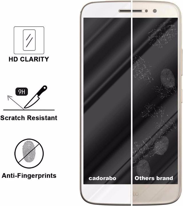 Actual product image Cadorabo Full screen display protection glass (1 Piece, Motorola Moto M)