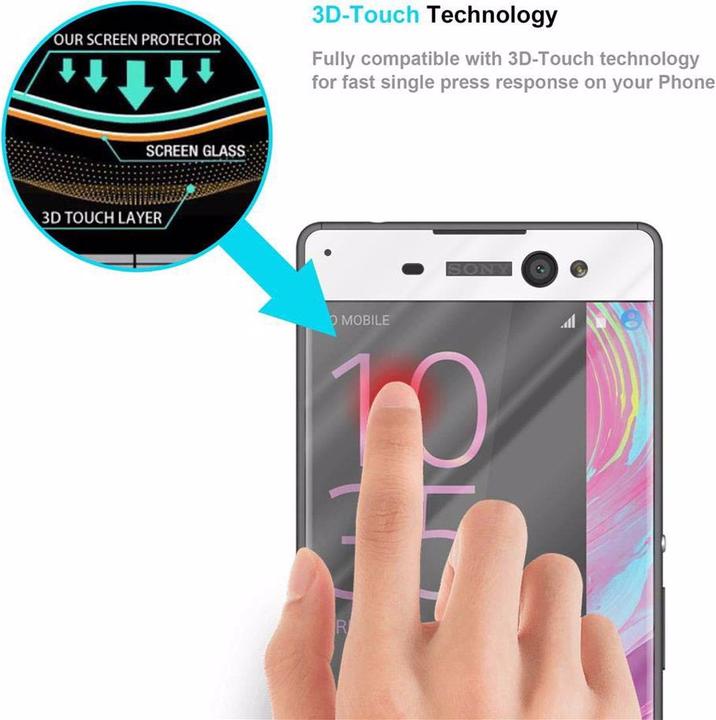 Productafbeelding Cadorabo Volledig schermbeschermend glas (1 Stuk, Sony Xperia XA Ultra)