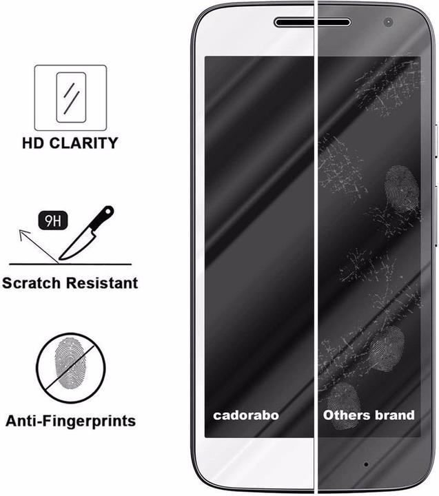 Image du produit Cadorabo Verre de protection d'écran plein écran (1 pièce(s), Motorola Moto G4 Play)