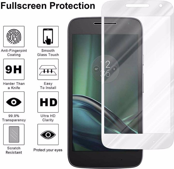 Image du produit Cadorabo Verre de protection d'écran plein écran (1 pièce(s), Motorola Moto G4 Play)