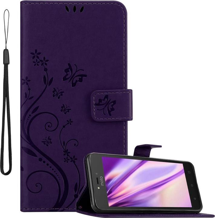Floral dark purple