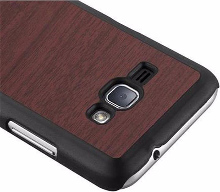 Image du produit Cadorabo Couverture rigide Woody Cover (Samsung Galaxy J1 (2016))