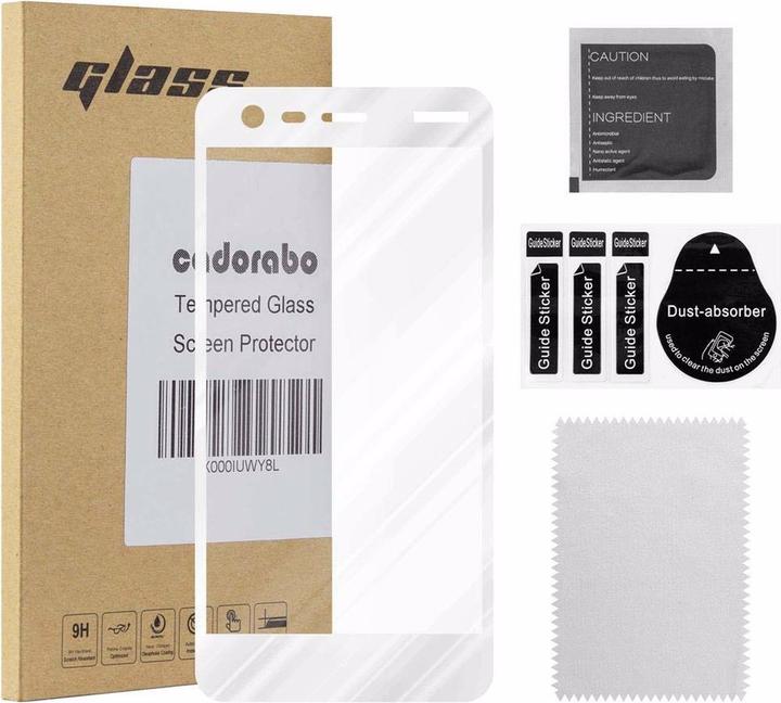 Immagine prodotto Cadorabo Vetro di protezione del display a schermo intero (1 Pezzo/i, Nokia 2)