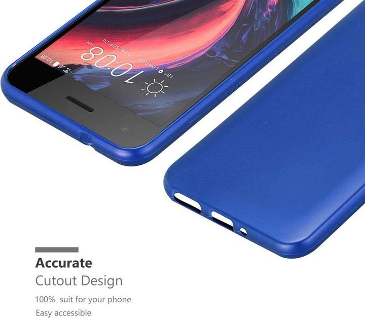 Actual product image Cadorabo TPU Matt Metallic Cover (HTC Desire 10 Pro)