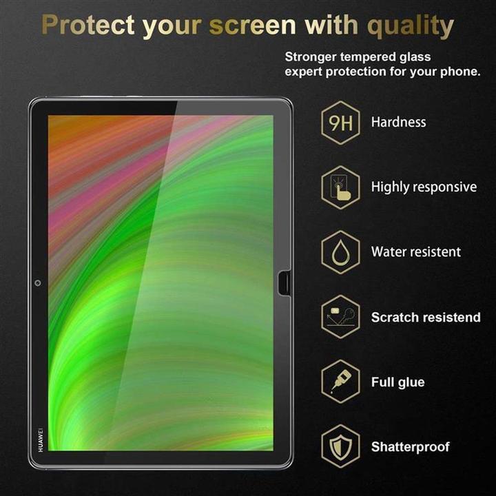 Immagine prodotto Cadorabo Vetro di protezione del display (3 Pezzo/i, MediaPad M5 Lite 10.1)