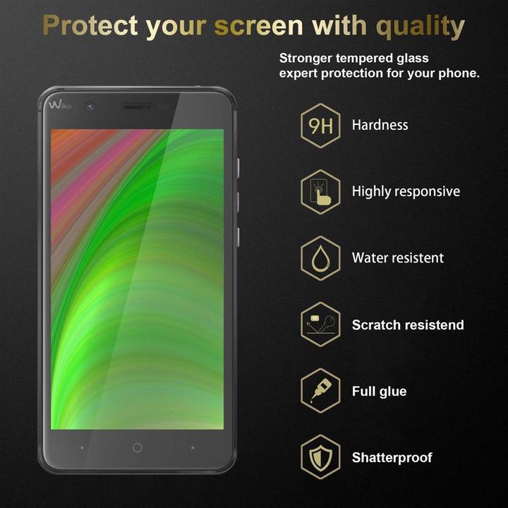 Immagine prodotto Cadorabo Vetro di protezione del display (1 Pezzo/i, Wiko Harry 3)