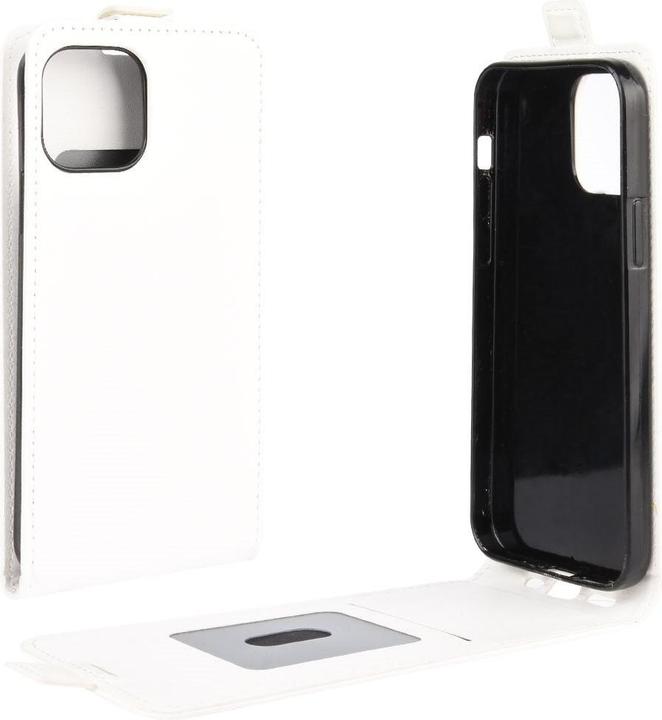 Produktbild Cover-Discount iPhone 12 mini - Klassisches Flip Case vertikal weiss (Apple iPhone 12 mini)