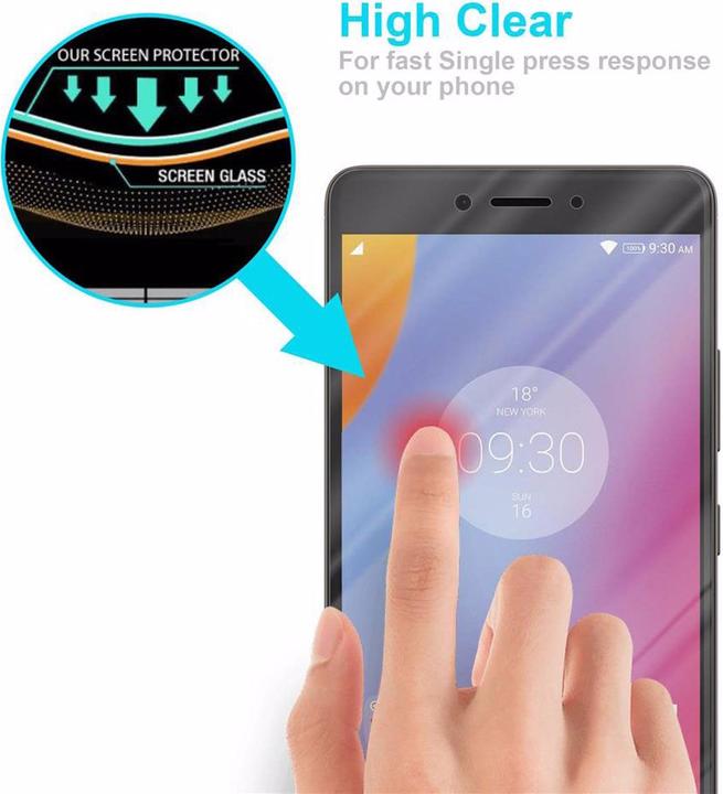 Produktbild Cadorabo Displayschutzglas (1 Stück, Lenovo K6 Note)