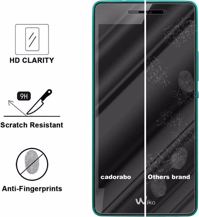 Immagine prodotto Cadorabo Vetro di protezione del display (1 Pezzo/i, Wiko Tommy)
