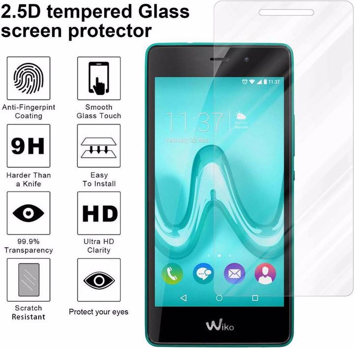 Immagine prodotto Cadorabo Vetro di protezione del display (1 Pezzo/i, Wiko Tommy)