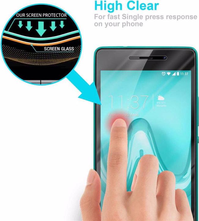 Immagine prodotto Cadorabo Vetro di protezione del display (1 Pezzo/i, Wiko Tommy)