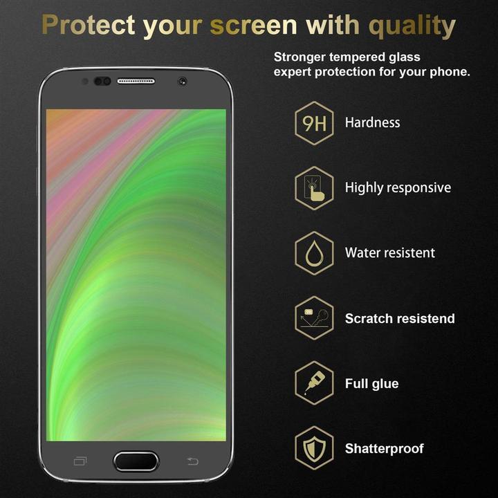 Image du produit Cadorabo Verre de protection d'écran plein écran (3 pièce(s), Samsung Galaxy S6)