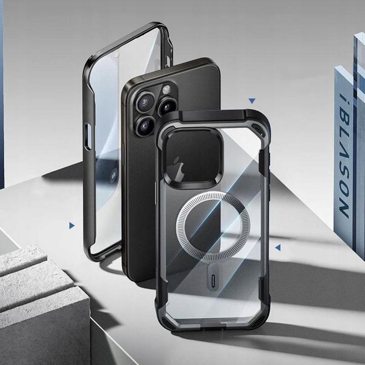 Actual product image i-Blason Iblsn Ares Mag Magsafe Iphone 15 Pro Max Black (Apple iPhone 15 Pro Max)
