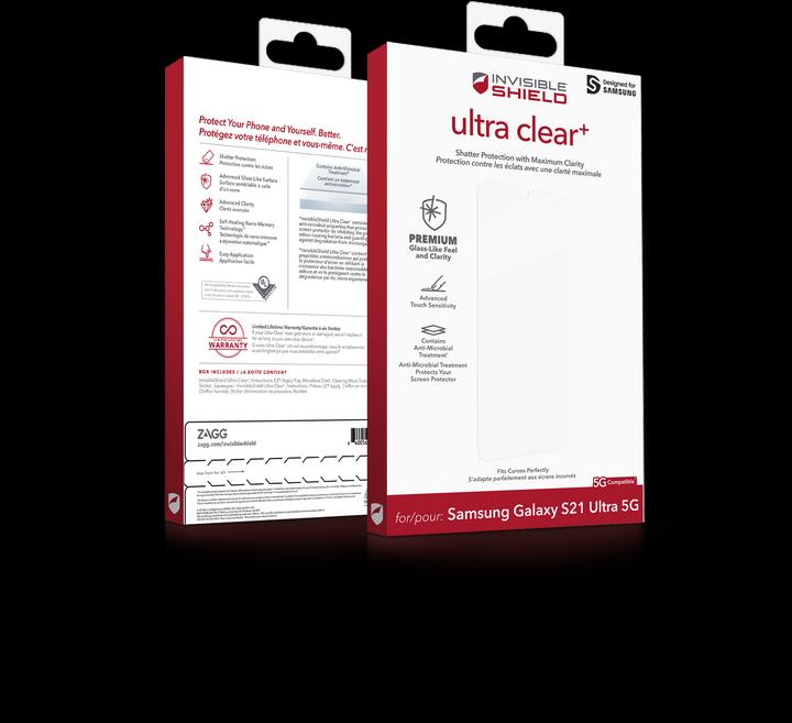 Produktbild InvisibleShield Ultra Clear+ (1 Stück, Samsung Galaxy S21)