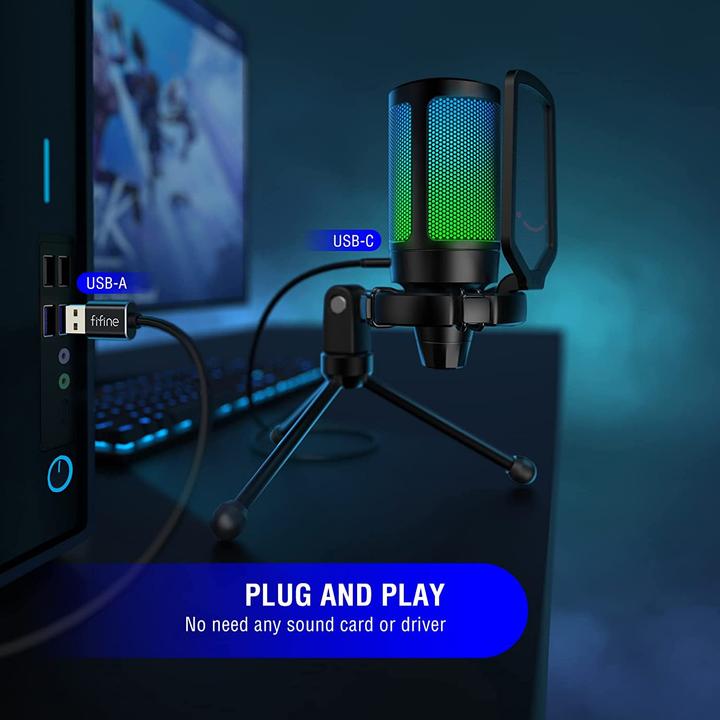 Immagine prodotto Fifine Microfono da gioco USB