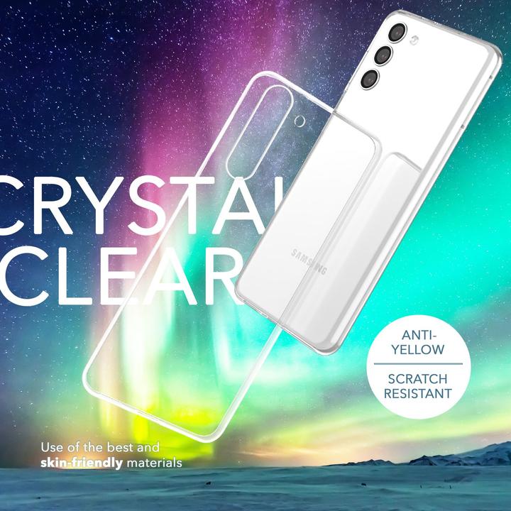 Image du produit Nalia Étui en silicone transparent avec 2x protections d'écran et de caméra (Samsung Galaxy S23)