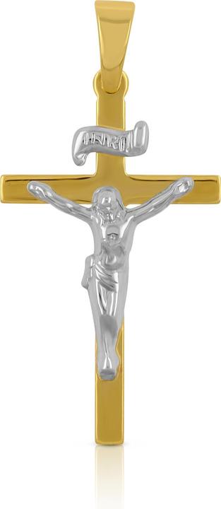 Image du produit Muau Croix (Or blanc, Or jaune 750/18K)