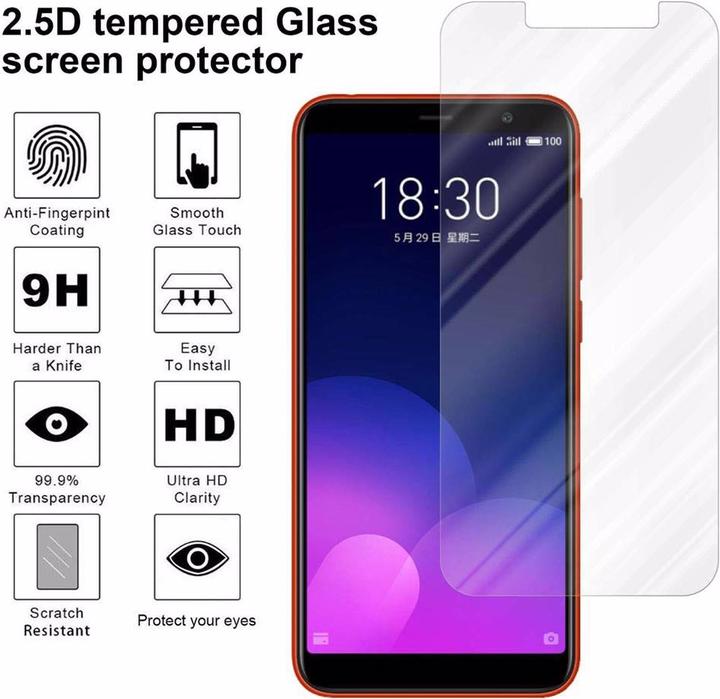 Immagine prodotto Cadorabo vetro di protezione (1 Pezzo/i, Meizu M6T)