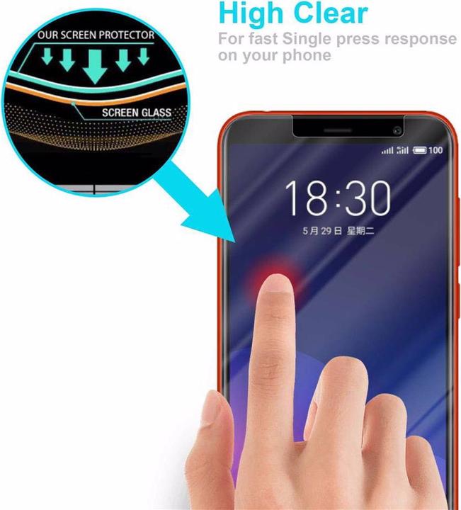 Immagine prodotto Cadorabo vetro di protezione (1 Pezzo/i, Meizu M6T)