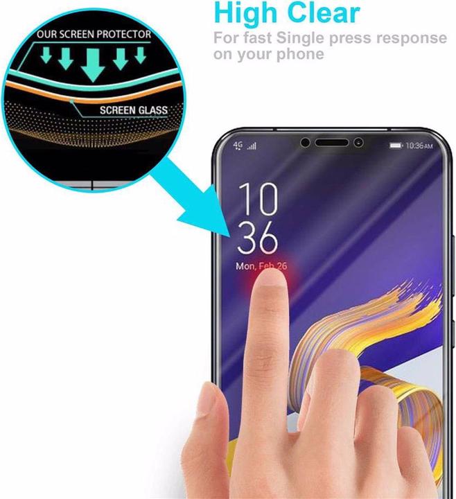 Immagine prodotto Cadorabo vetro di protezione (1 Pezzo/i, Asus Zenfone 5Z)