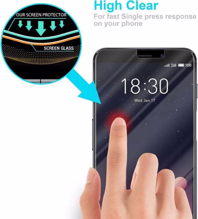 Produktbild Cadorabo Displayschutzglas (1 Stück, Meizu M6s)