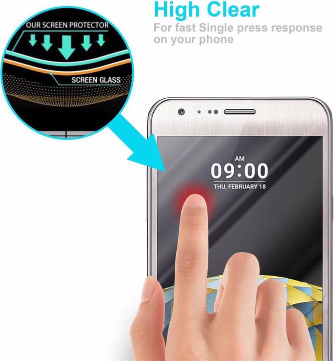 Produktbild Cadorabo Displayschutzglas (1 Stück, LG X Cam)